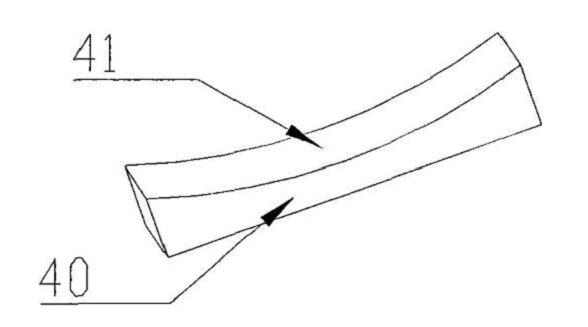 防爆头灯的优选实施例中防护垫的结构示意图